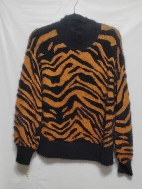 Kerisma Black & Rust Knit Label Pullover